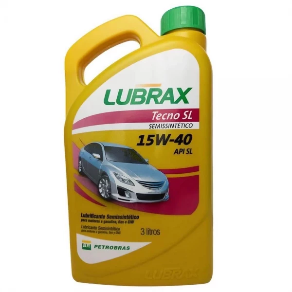 Óleo Lubrax Tecno API SL - 15w40 Semissintético 3L