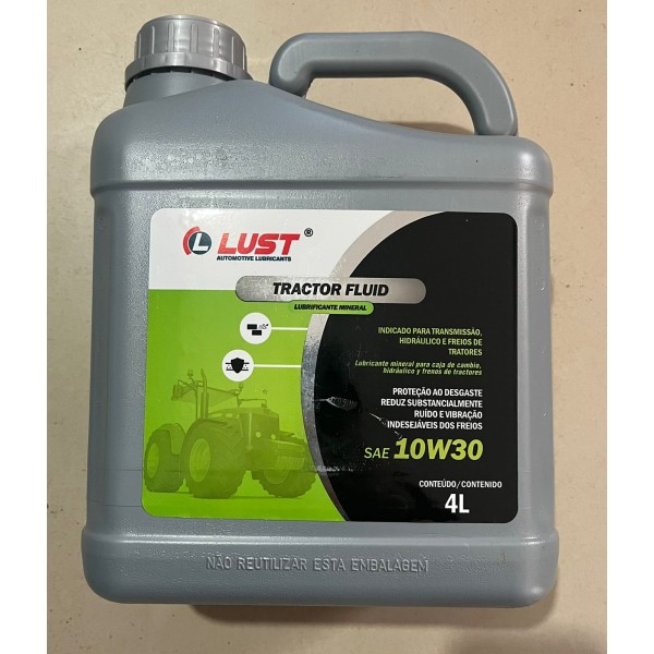 Óleo Lubrificante Mineral para Tratores 10W30 LUST 4L