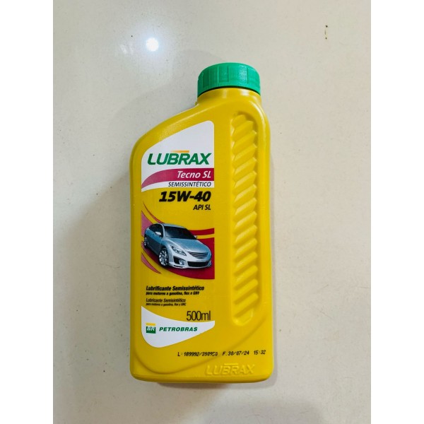 Óleo Lubrificante Semissintético Lubrax Tecno SL 15W-40 500ml