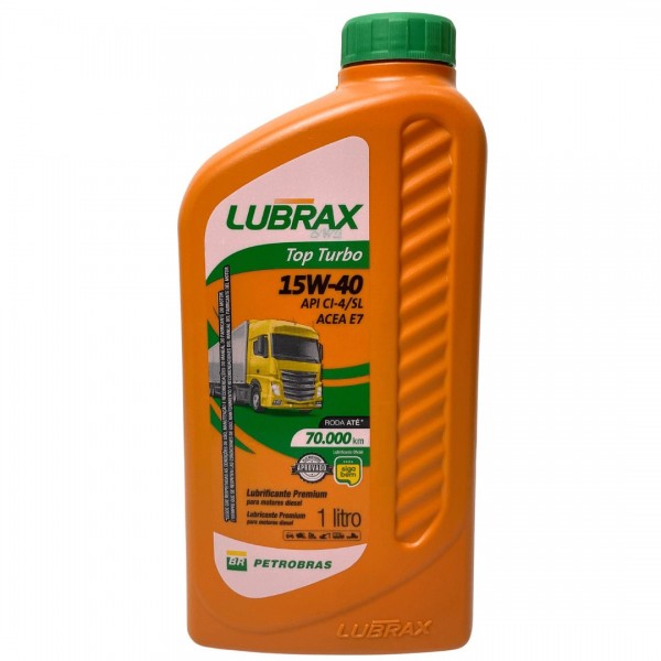 Lubrificante Lubrax Top Turbo 15W-40 1L