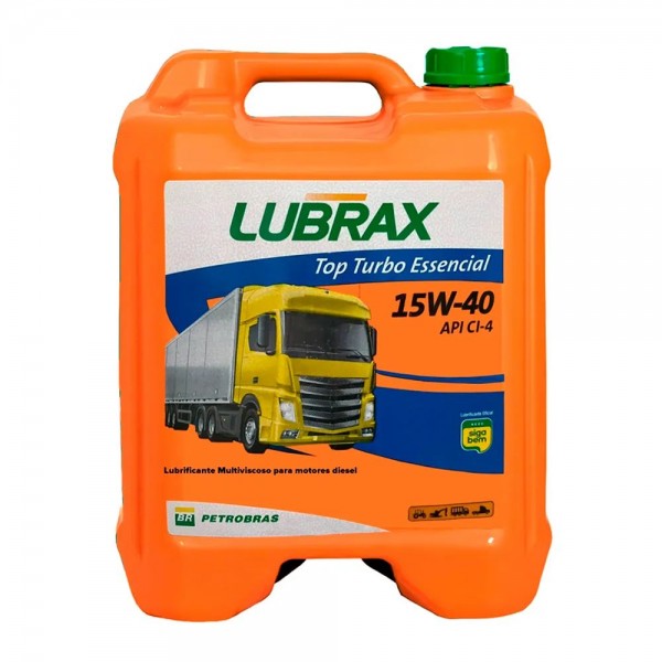 Lubrificante Multiviscoso Lubrax Top Turbo Essencial 15W-40 API CI-4