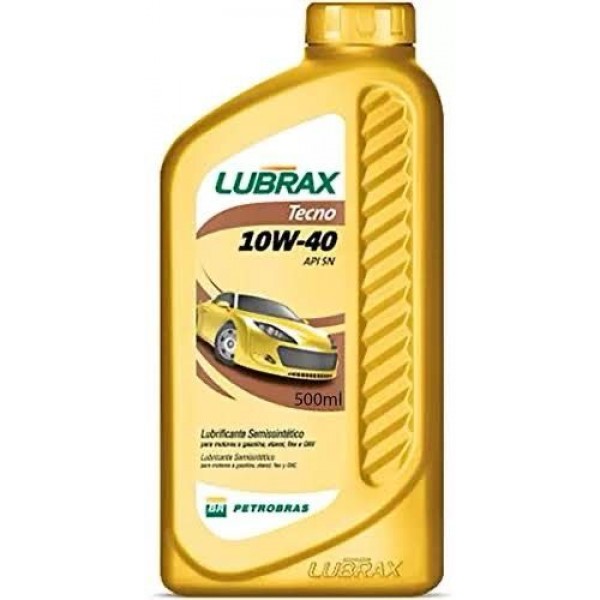 Lubrificante Semissintético Lubrax Tecno 10W-40 API SN - 500ml