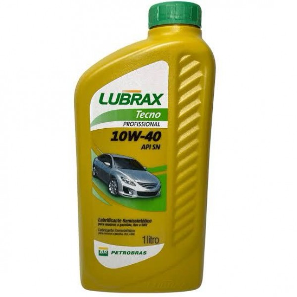 Lubrificante Semissintético Lubrax Tecno 10W-40 API SN - 1 Litro