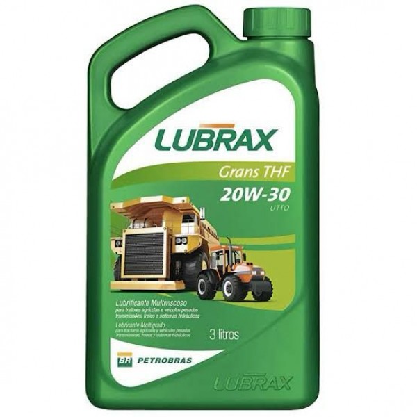 Lubrificante Multiviscoso Lubrax Grans THF 20W-30 UTTO 3 Litros