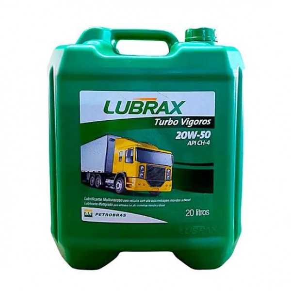 Óleo Lubrificante Lubrax Turbo Vigoro 20W-50 20L