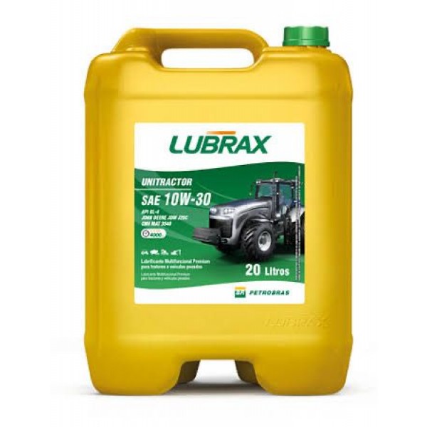 Óleo Lubrificante Lubrax Unitractor SAE 10W-30 20 Litros