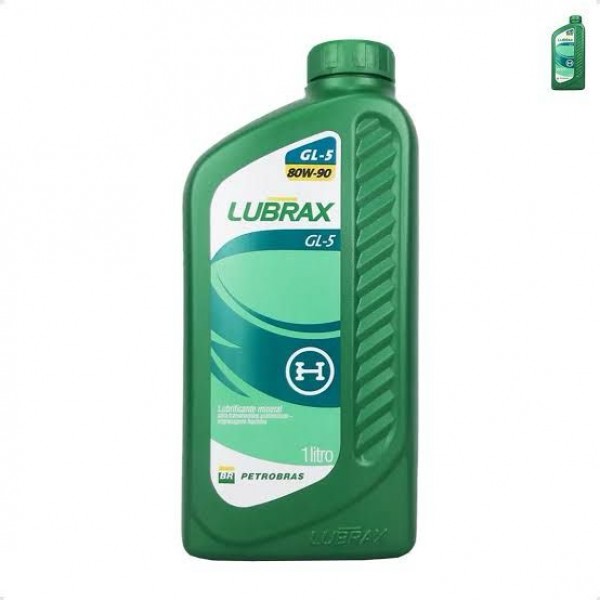 Lubrificante Mineral Lubrax GL-5 80W-90 1 Litro