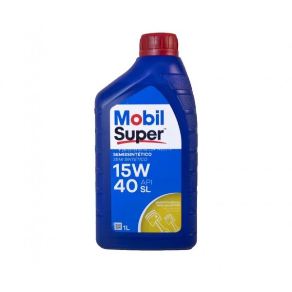Óleo Lubrificante Semissintético Mobil Super 15W-40 1L