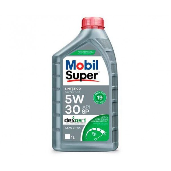 Óleo de Motor Sintético Mobil Super 5W-30 1L DEXOS 1
