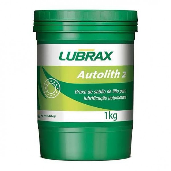 Graxa de Lítio Lubrax Autolith 2 - 1kg