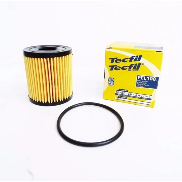 Filtro de Óleo Tecfil Peugeot 206 1.4 16V