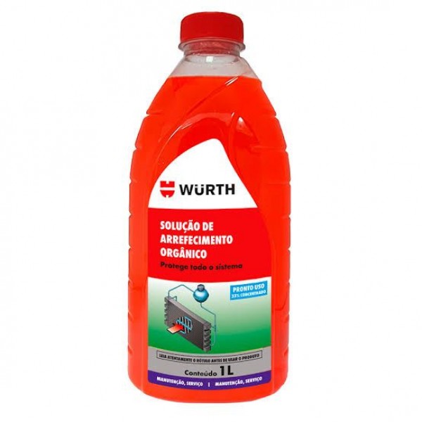 Solução de Arrefecimento Orgânico Würth 1L