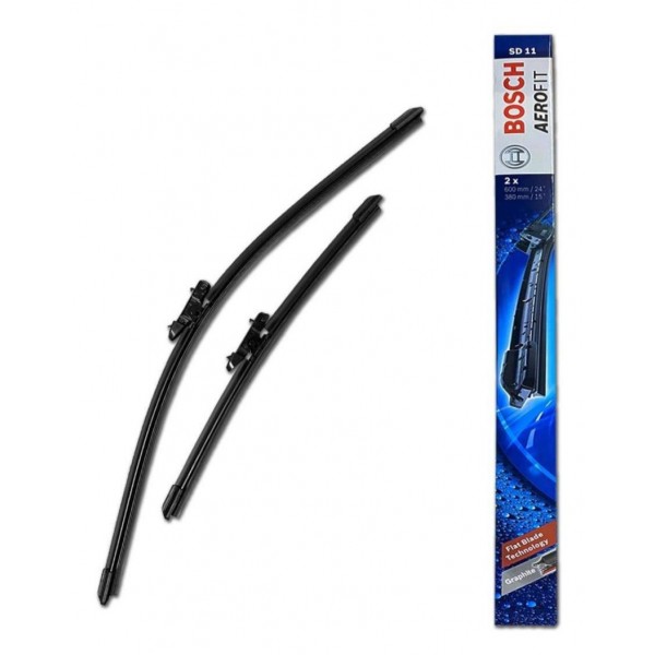Palheta Limpador de Parabrisa Bosch Aerofit SD11 600mm e 380mm