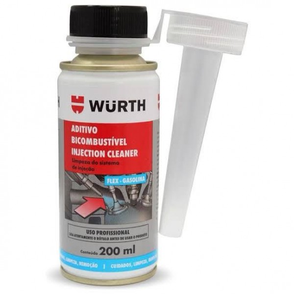 Aditivo Bicombustível Injection Cleaner Würth 200ml