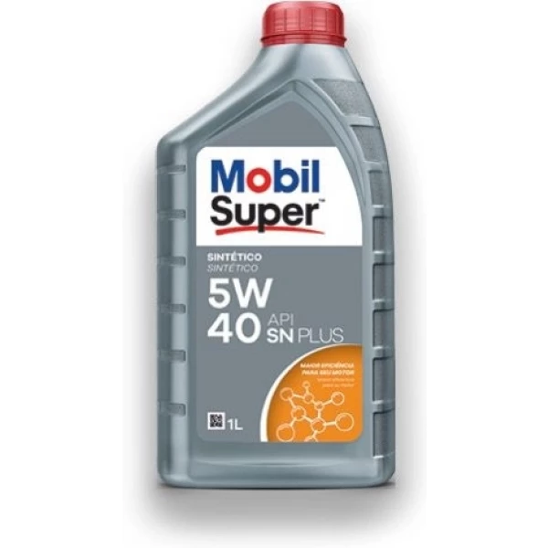 Óleo Mobil Super sintético 5w40 API SN PLUS 1L