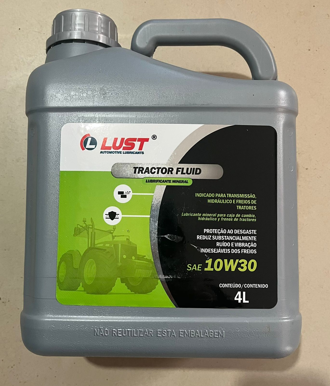 Óleo Lubrificante Mineral para Tratores 10W30 LUST 4L