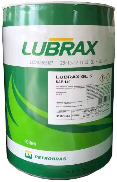 Lubrificante Lubrax GL-5 SAE-140 - 20 Litros