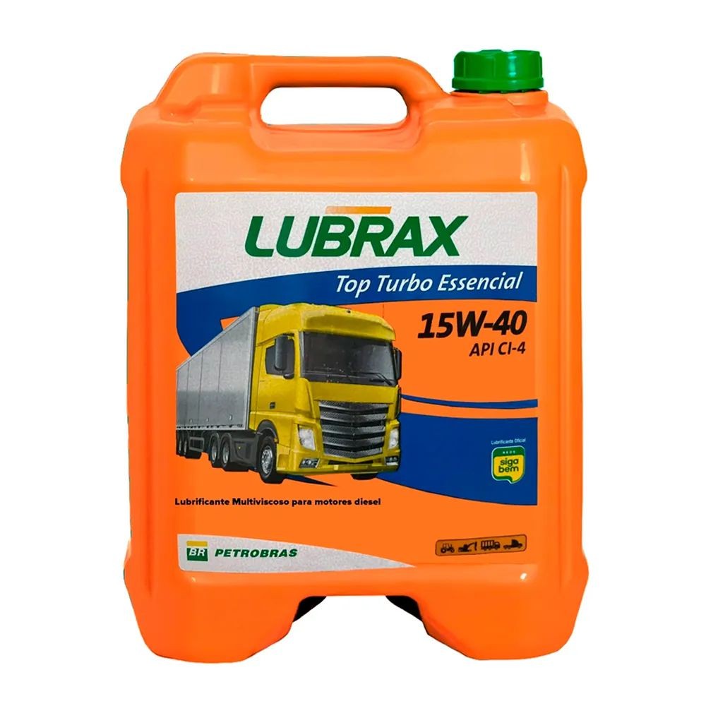 Lubrificante Multiviscoso Lubrax Top Turbo Essencial 15W-40 API CI-4