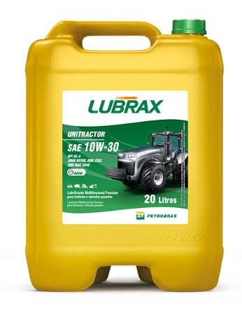Óleo Lubrificante Lubrax Unitractor SAE 10W-30 20 Litros