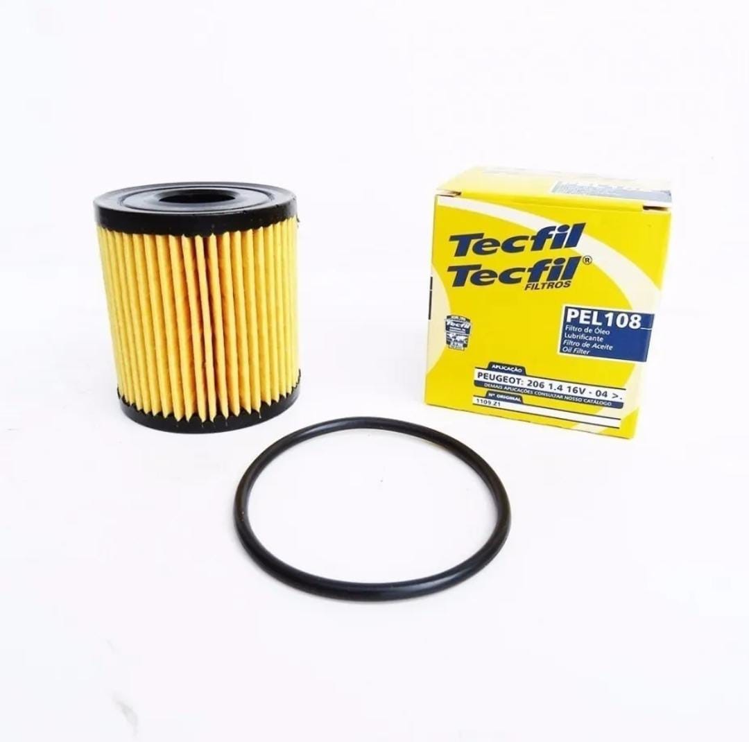 Filtro de Óleo Tecfil Peugeot 206 1.4 16V