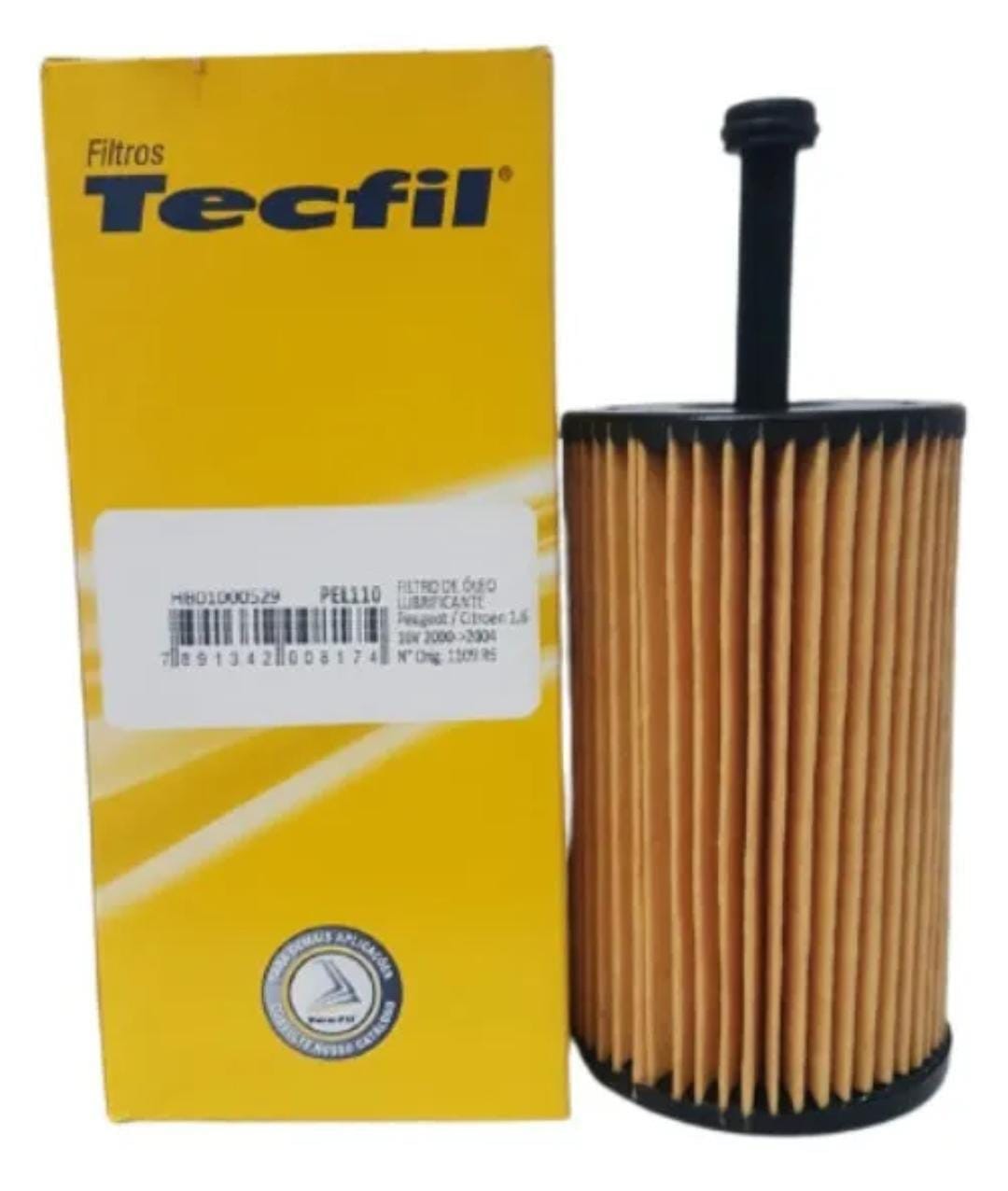 Filtro de Óleo Lubrificante Tecfil Peugeot/Citroen 1.6 16V