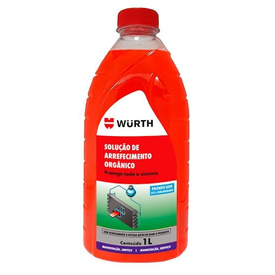 Solução de Arrefecimento Orgânico Würth 1L