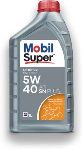Óleo Mobil Super sintético 5w40 API SN PLUS 1L